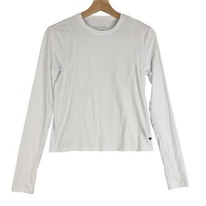 Bad Birdie Badelements White Size  XS Women's Crew Neck‎ Tee Shirt Long sleeve